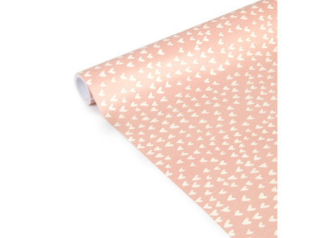 Clairefontaine Papier cadeau 'Tiny Rolls coeurs roses'