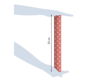 Clairefontaine Papier cadeau 'Tiny Rolls carrés rouges'