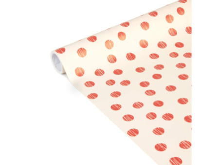 Clairefontaine Papier cadeau 'Tiny Rolls pois rouges'