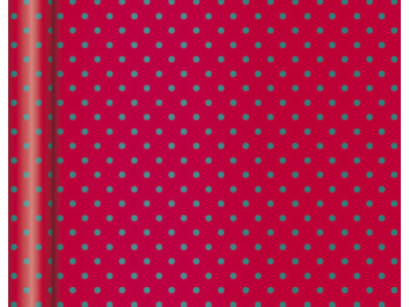 Clairefontaine Papier cadeau de Noël 'Tiny Rolls pois'