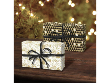 Clairefontaine Set de papiers cadeau de Noël 'Tiny Rolls'