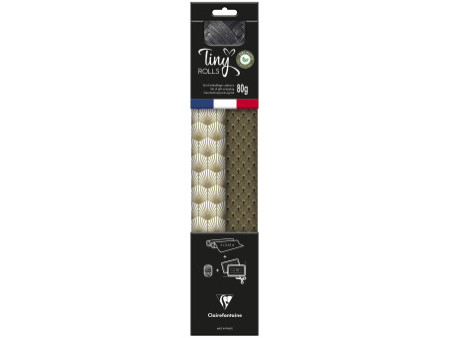 Clairefontaine Set de papiers cadeau de Noël 'Tiny Rolls'