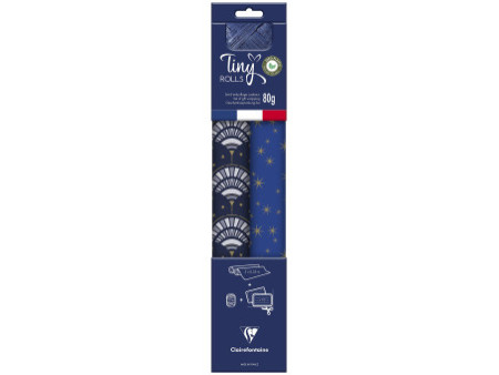 Clairefontaine Set de papiers cadeau de Noël 'Tiny Rolls'