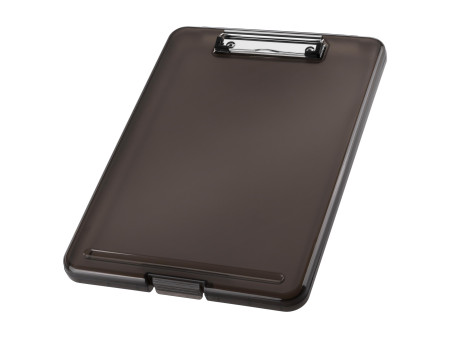helit Porte-bloc avec compartiment 'the clip', A4, gris