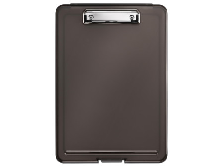 helit Porte-bloc avec compartiment 'the clip', A4, gris