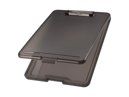 helit Porte-bloc avec compartiment 'the clip', A4, gris