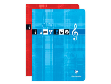 Clairefontaine Cahier piqûre Musique & Chant, 240 x 320 mm