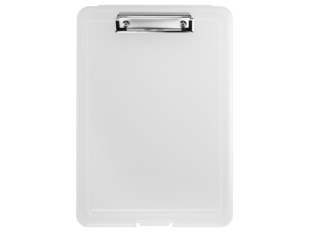 helit Porte-bloc avec compartiment 'the clip', A4, blanc
