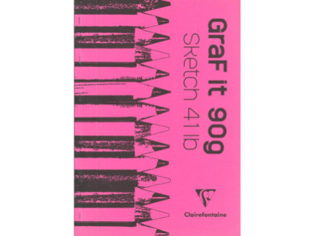 Clairefontaine Bloc à croquis GRAF'IT, A3, assorti