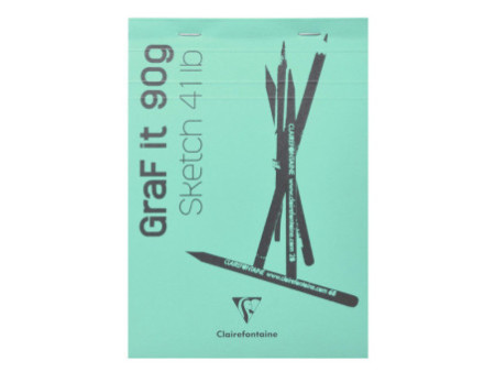 Clairefontaine Bloc à croquis GRAF'IT, A6, assorti