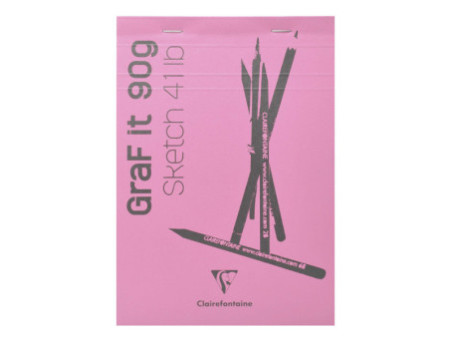 Clairefontaine Bloc à croquis GRAF'IT, A6, assorti