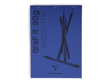 Clairefontaine Bloc à croquis GRAF'IT, A6, assorti