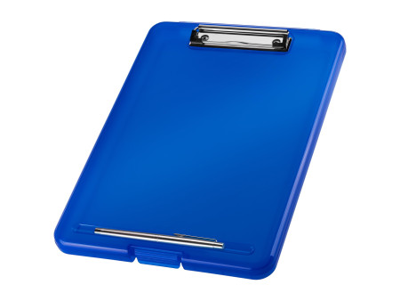 helit Porte-bloc avec compartiment 'the clip', A4, bleu