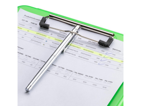 helit Porte-bloc avec compartiment 'the clip', A4, vert