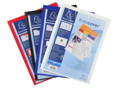 EXACOMPTA Chemise personnalisable Kreacover, PP, A4, assorti