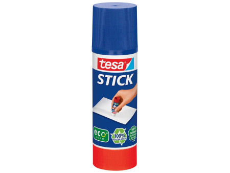 tesa ecoLogo Stick Bâton de colle, 40 g, présentoir comptoir