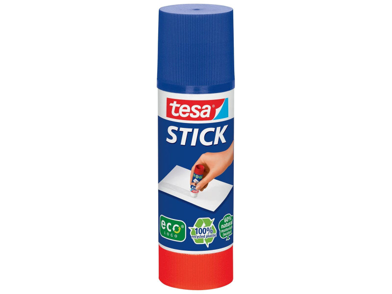 tesa ecoLogo Stick Bâton de colle, 40 g, présentoir comptoir