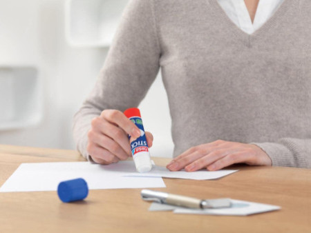 tesa ecoLogo Stick Bâton de colle, 40 g, présentoir comptoir
