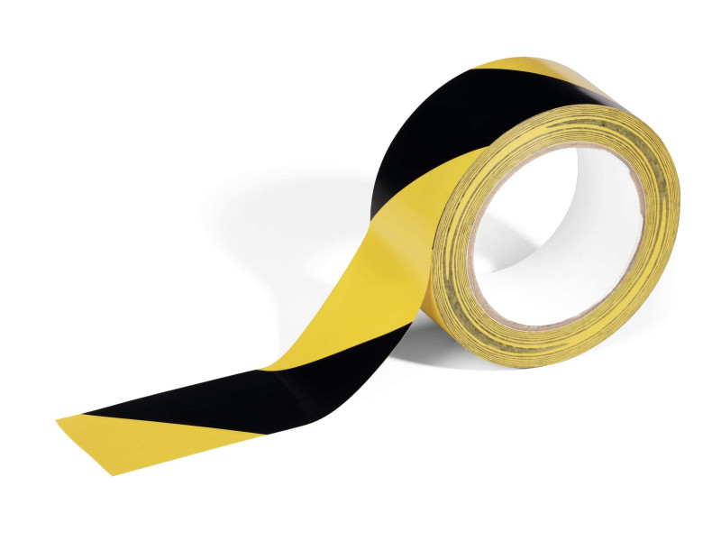 DURABLE Bande de marquage DURALINE BASIC, noir/jaune