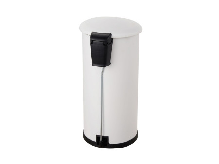 helit Poubelle à pédale 'the zinc', 12 litres, blanc