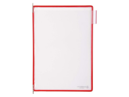 djois by tarifold Poche à pivot, A4, rouge