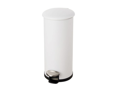 helit Poubelle à pédale 'the zinc', 20 litres, blanc
