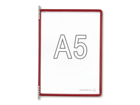 djois by tarifold Poche à pivot, A5, rouge