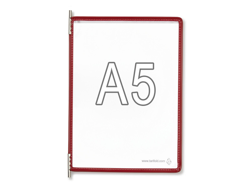 djois by tarifold Poche à pivot, A5, rouge