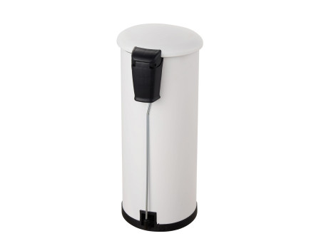 helit Poubelle à pédale 'the zinc', 20 litres, blanc