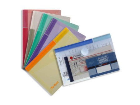 djois by tarifold Pochette à documents, A6, PP, assorti
