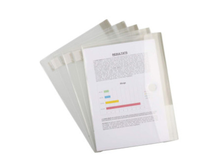 djois by tarifold Pochette à documents, A5, PP, transparent