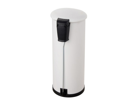 helit Poubelle à pédale 'the zinc', 30 litres, blanc