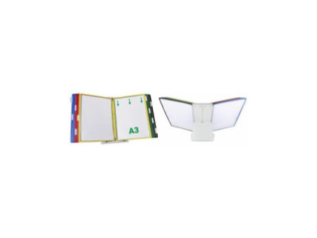 djois by tarifold Kit pupitre métal avec poches à pivot, A3