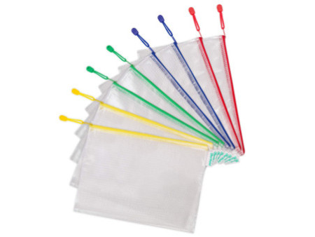 djois by tarifold Pochette à zip ZIPPER, A4, PVC, assorti