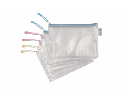 djois by tarifold Pochette à zip ZIPPER Pastel, A5, assorti