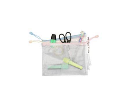 djois by tarifold Pochette à zip ZIPPER Pastel, A5, assorti