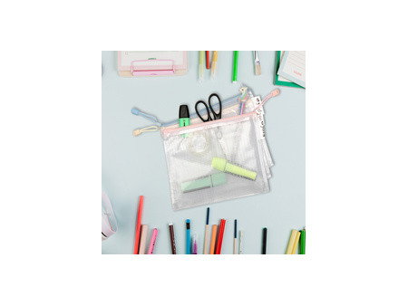 djois by tarifold Pochette à zip ZIPPER Pastel, A3, assorti