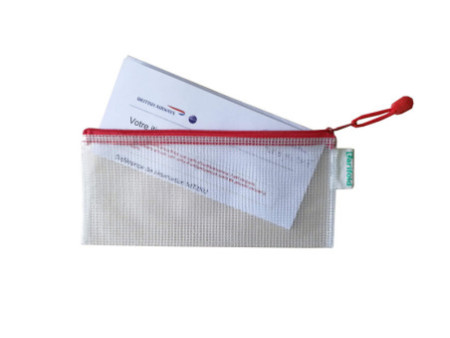 djois by tarifold Pochette à zip ZIPPER, format chéquier