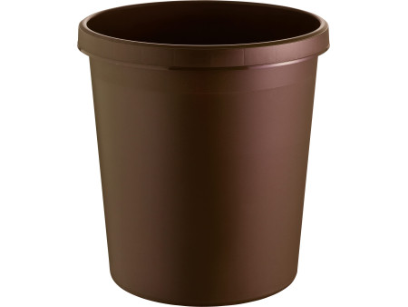 helit Corbeille à papier 'the german', 30 litres, PE, marron
