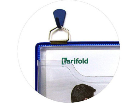 djois by tarifold Porte brochures, A4 paysage, bleu