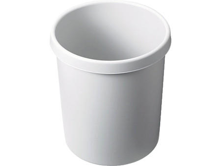 helit Corbeille à papier 'the german', 30 litres, PE, gris