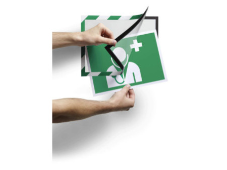 DURABLE Cadre d'affichage magnétique DURAFRAME SECURITY, A4