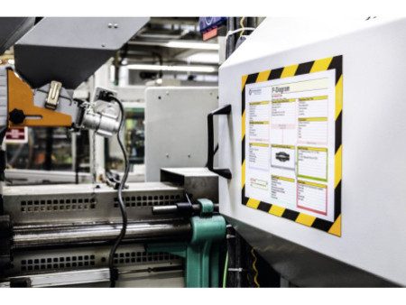 DURABLE Cadre d'affichage magnétique SECURITY, A4