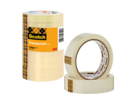 Scotch Ruban adhésif 508, transparent, 15 mm x 66 m