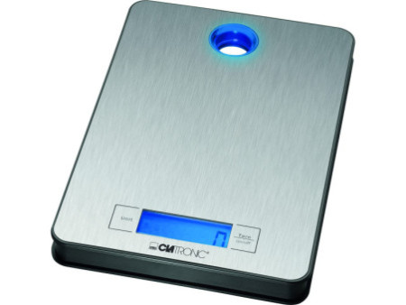 CLATRONIC Balance de cuisine KW3412, portable, 5 kg, inox