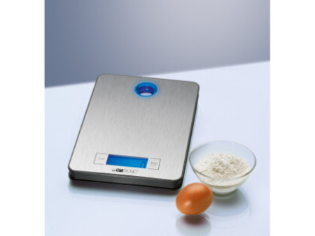 CLATRONIC Balance de cuisine KW3412, portable, 5 kg, inox
