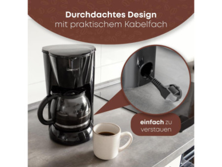 CLATRONIC Cafetière électrique KA 3473, noir