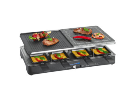CLATRONIC Four à raclette RG 3518, avec pierre de cuisson
