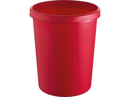 helit Corbeille à papier 'the german', 45 litres, PE, rouge