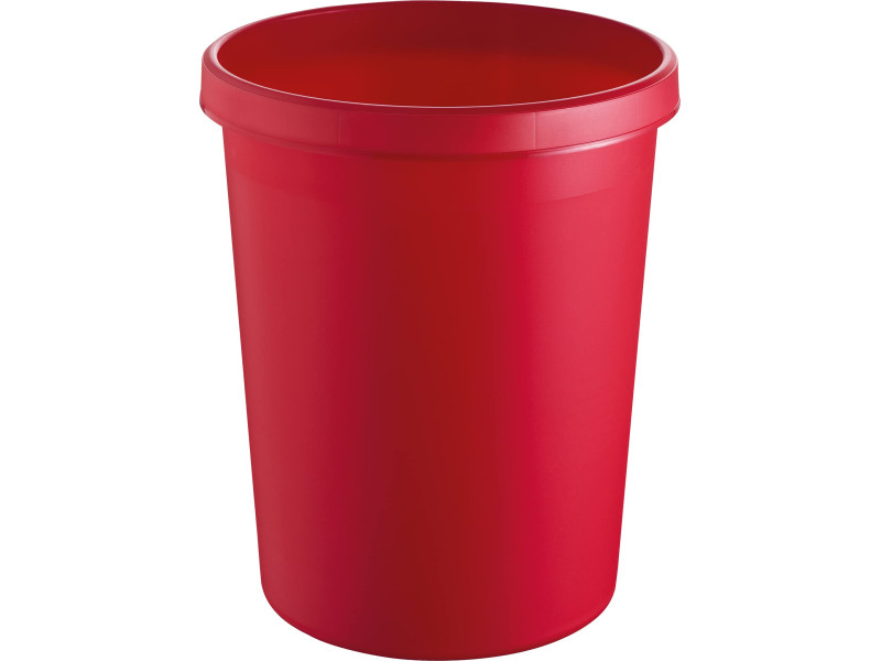 helit Corbeille à papier 'the german', 45 litres, PE, rouge